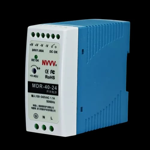 Fonte Chaveada 40W 1,6Amp. 24Vcc 100-240Vca MDR-40-24