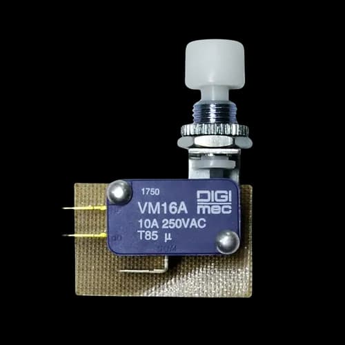 Micro Interruptor Miniatura Atuador de Pino com Rosca VM16A Digimec