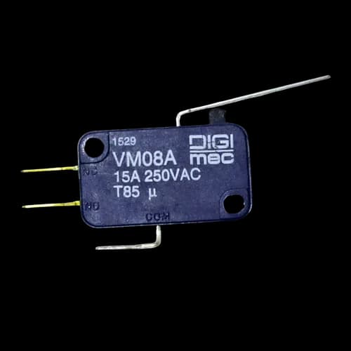 Micro Interruptor Miniatura Alavanca Plana Média VM08A Digimec