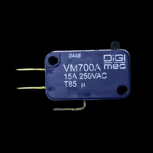 Micro Interruptor Miniatura Atuador de Pino VM700A Digimec