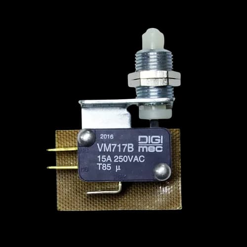 Micro Interruptor Miniatura Atuador de Pino com Rosca VM717B Digimec