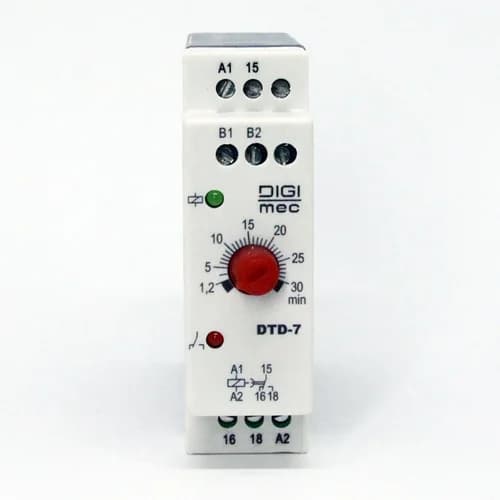 Temporizador Retardo na Desenergização DTD-7 Digimec