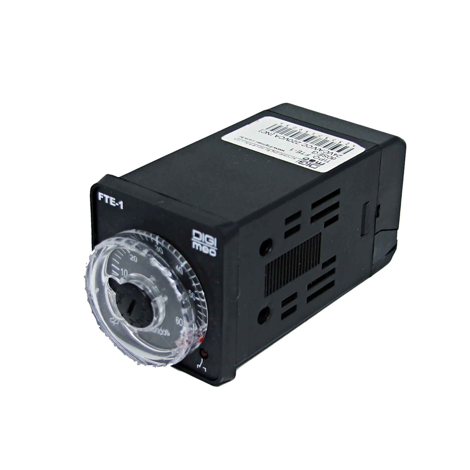 Temporizador 48x48mm Retardo na Energização FTE-1 Digimec