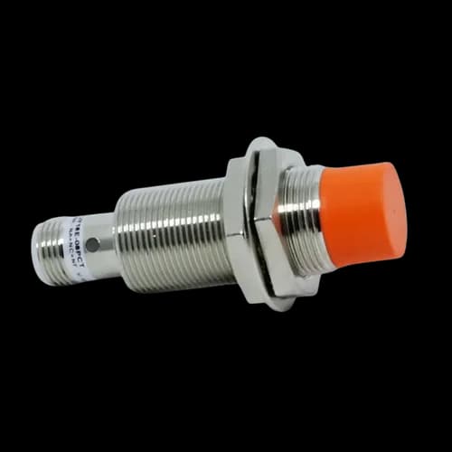Sensor Indutivo Metálico 18mm Dist. Sensora 8mm 10-30Vcc PNP NA+NF Conector CJY18E-08PCT Digimec