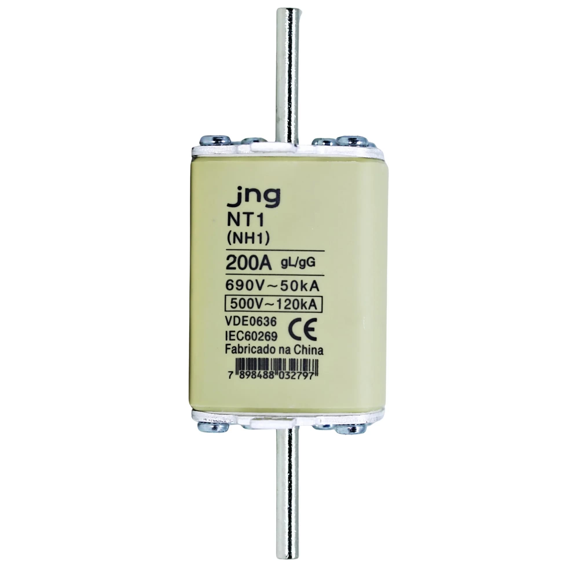 Fusível Retardado NH1 200 Amp.