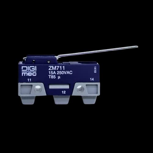 Micro Interruptor Alavanca Longa com Operação Invertida ZM711 Digimec