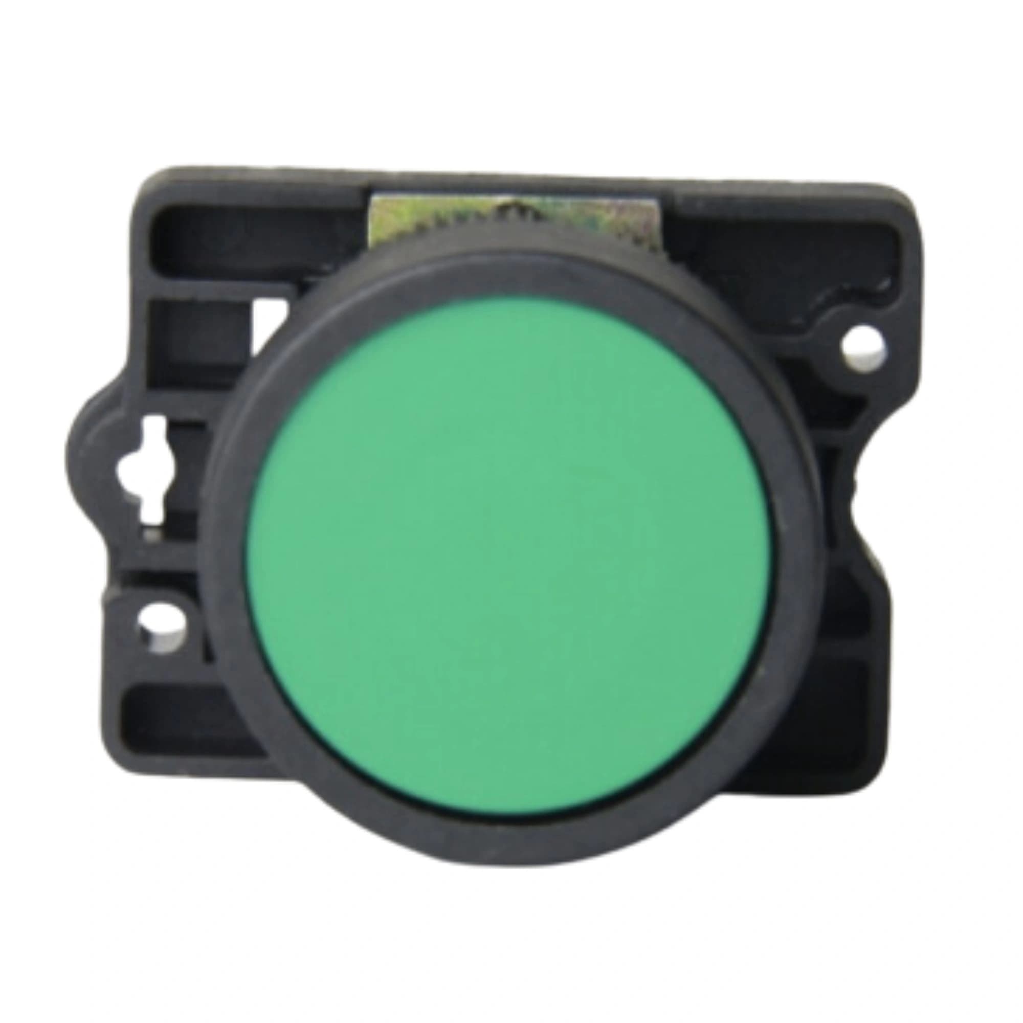 Botão de comando plástico 22mm verde 1NA HB2-EA31
