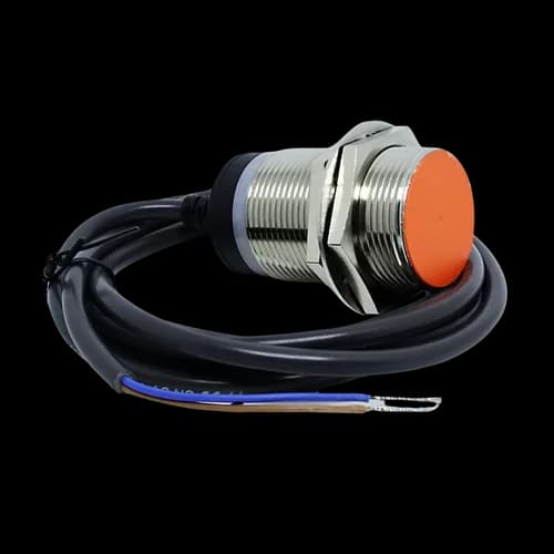 Sensor Indutivo Metálico 30mm Dist. Sensora 10mm 90-250Vca NF Cabo 1,5mts. CJY30E-10KB Digimec