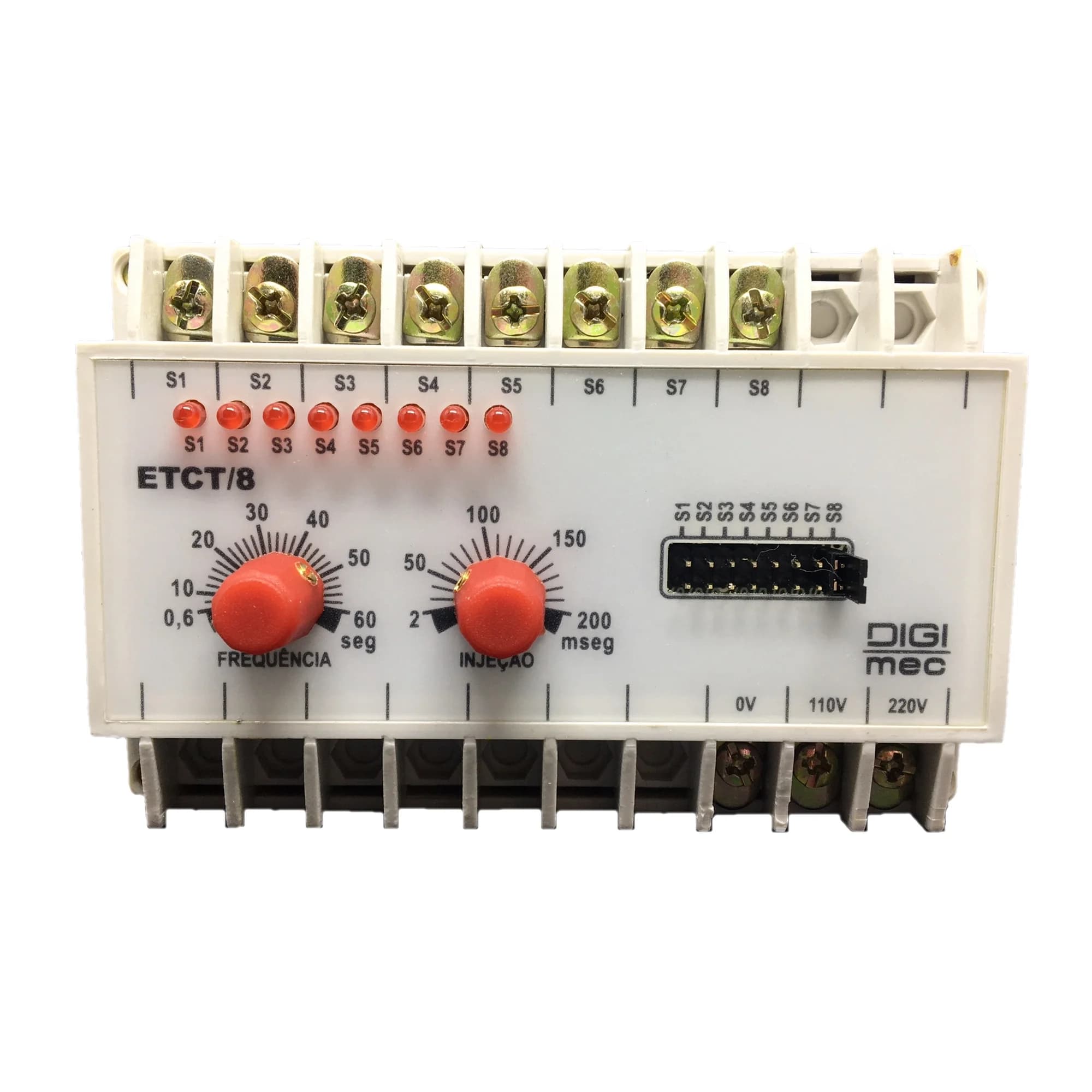 Sequenciador Eletrônico Para Solenóide ETCT/8 Digimec