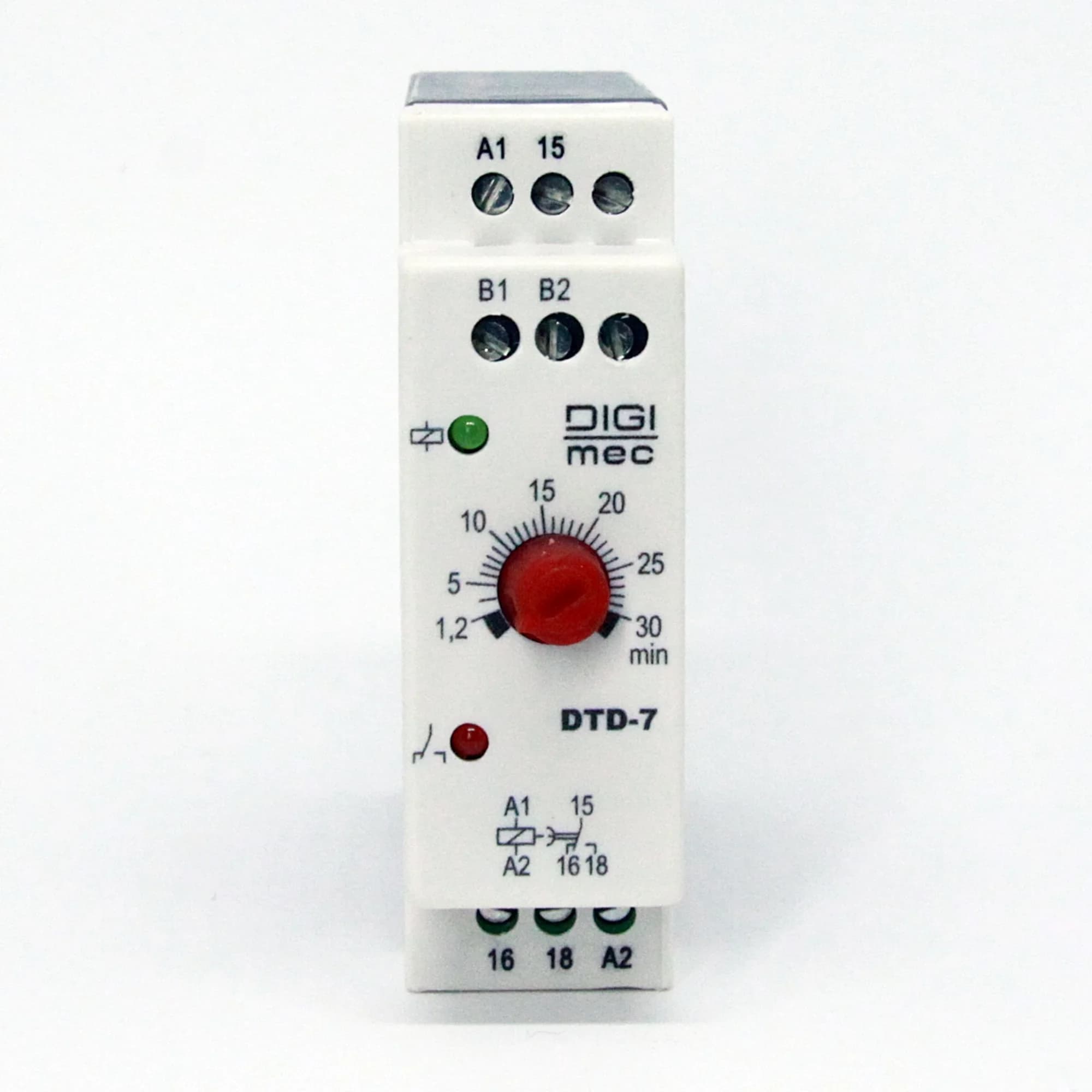 Temporizador Retardo na Desenergização DTD-7 Digimec