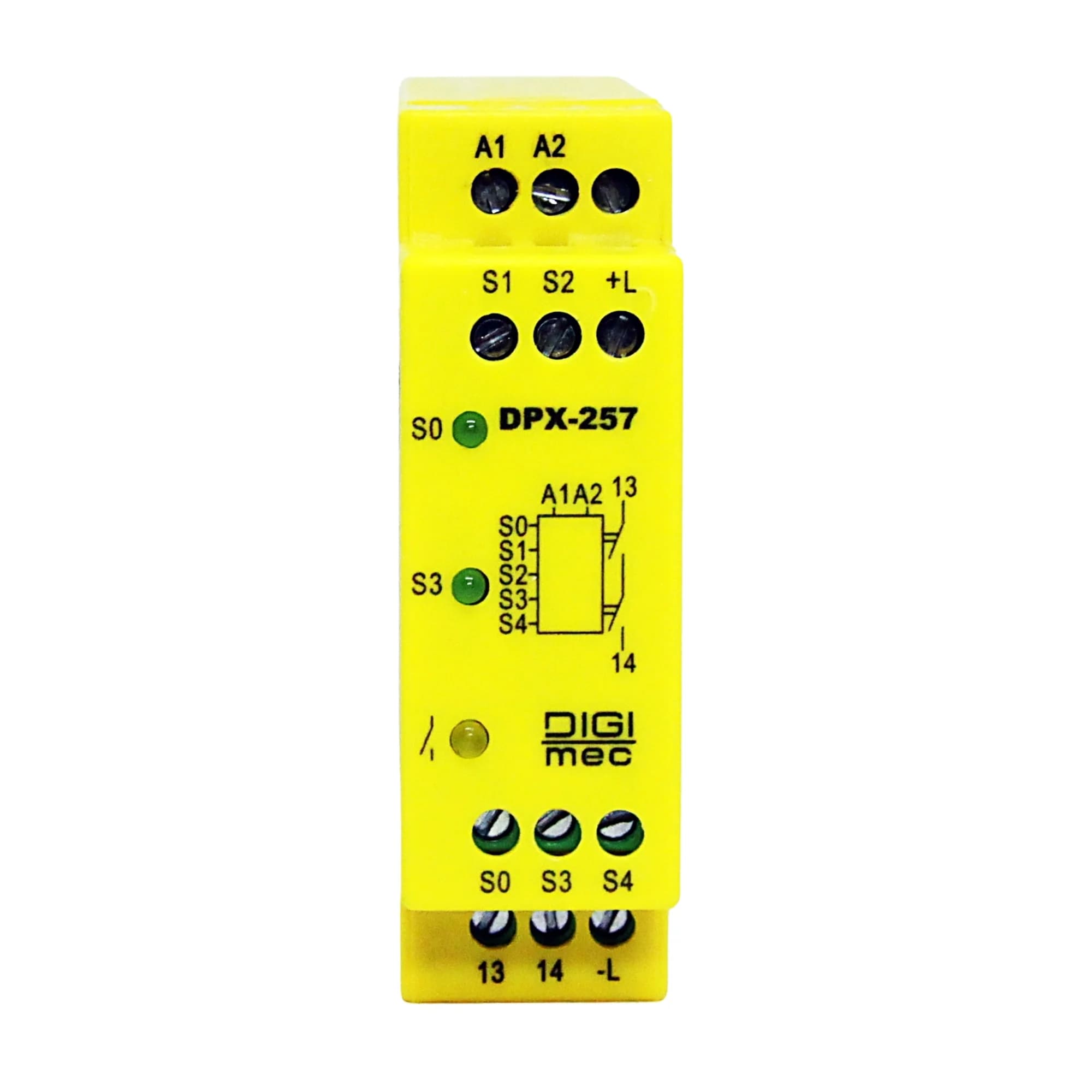 Rele de Segurança NR12 Cat 4 DPX-257 T4 Digimec