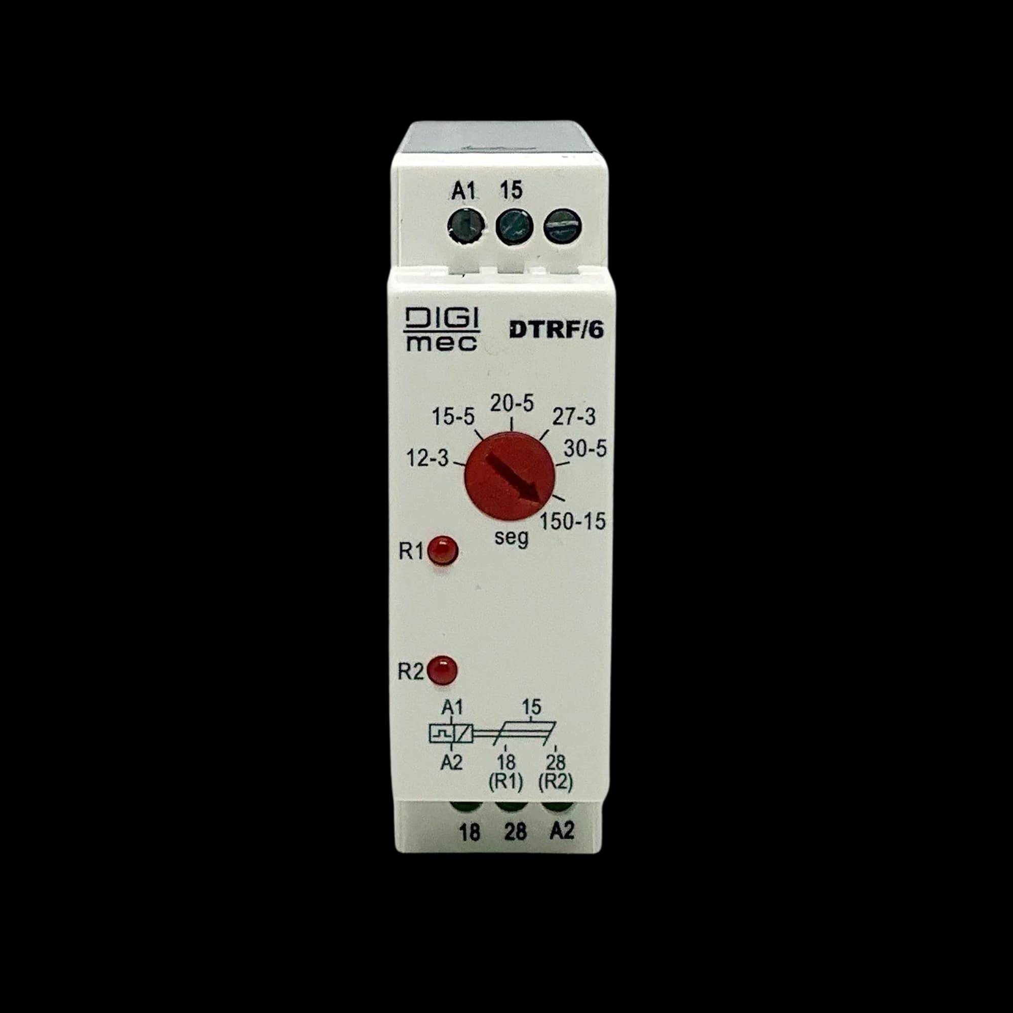 Temporizador para Reversão de Motor DTRF/6 Digimec