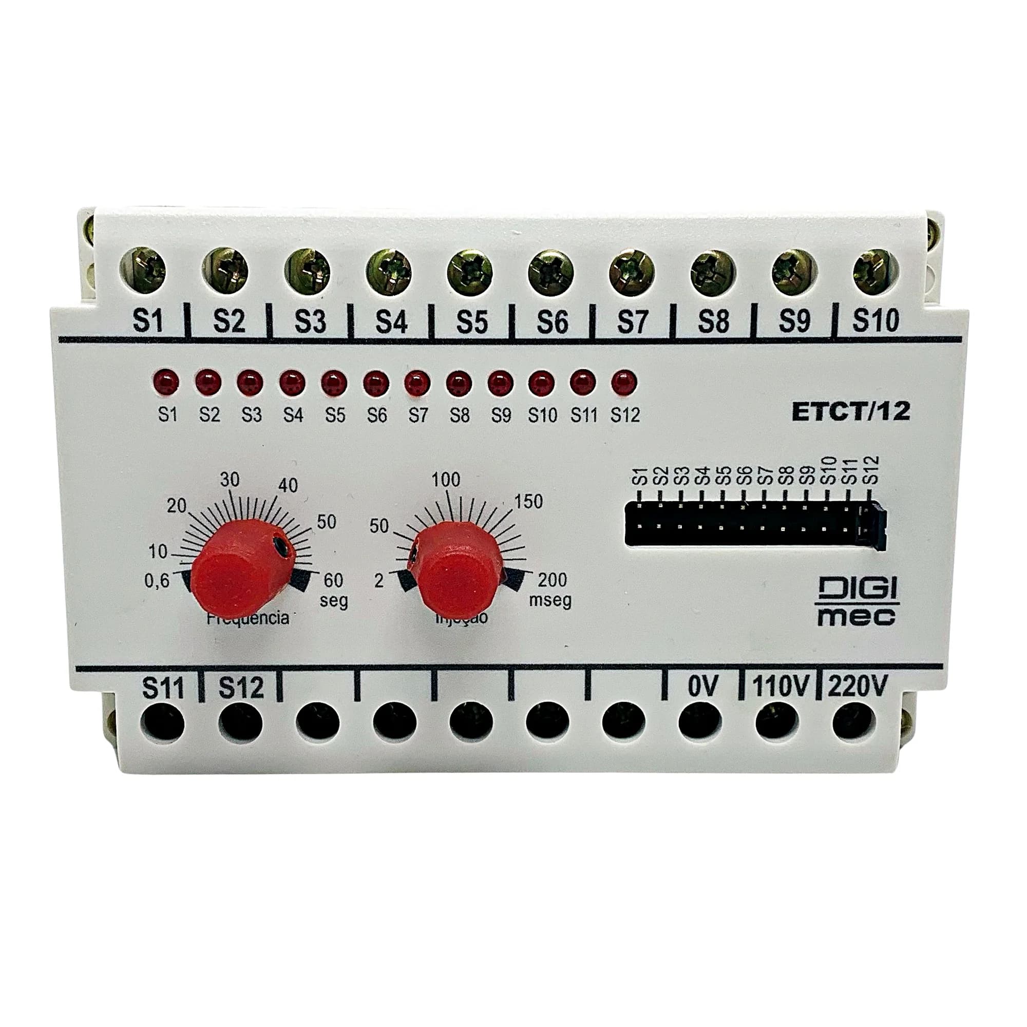 Sequenciador Eletrônico para Solenóide ETCT/12 110-220V Digimec