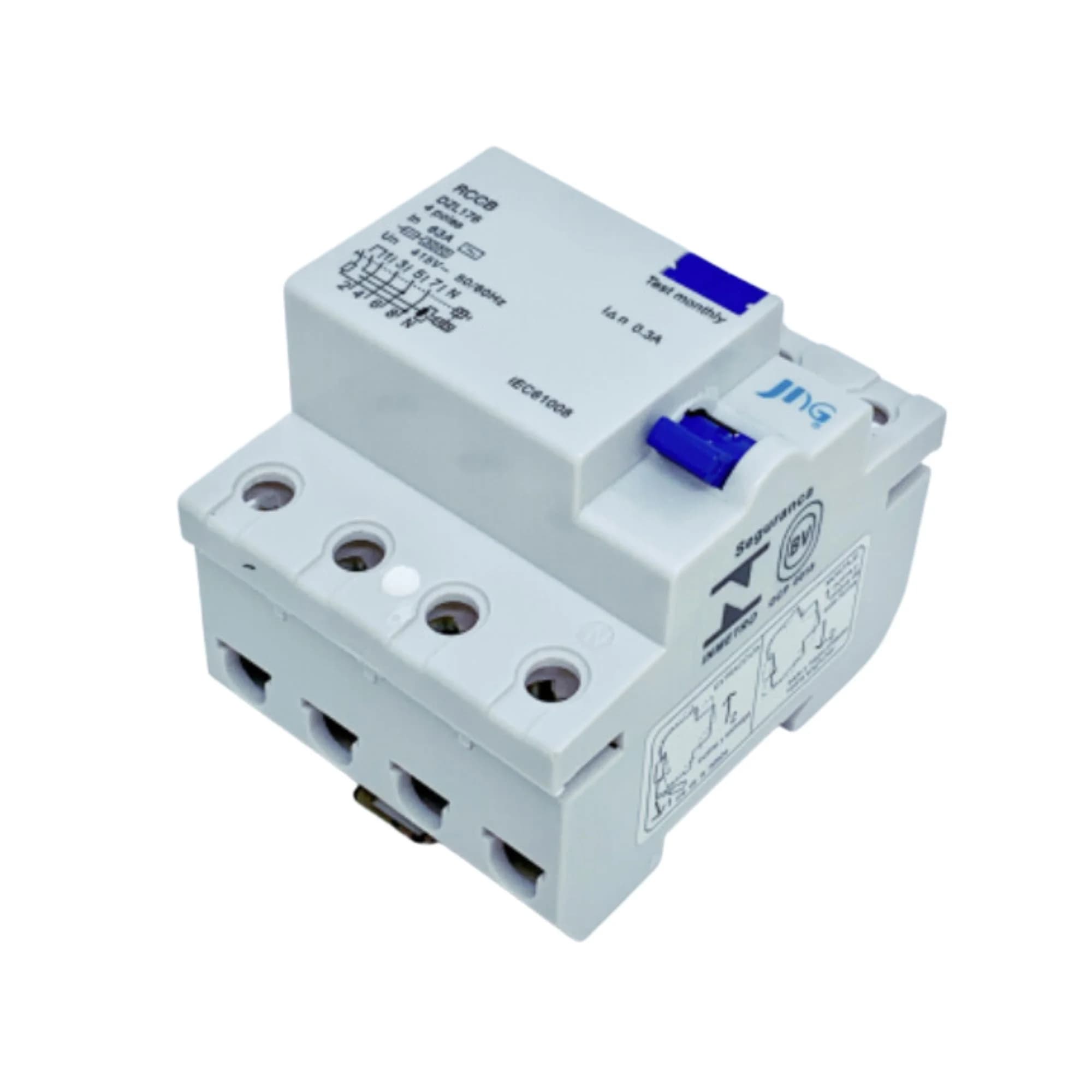 Interruptor Diferencial Tetrapolar 63A DZL176 4P 63A JNG