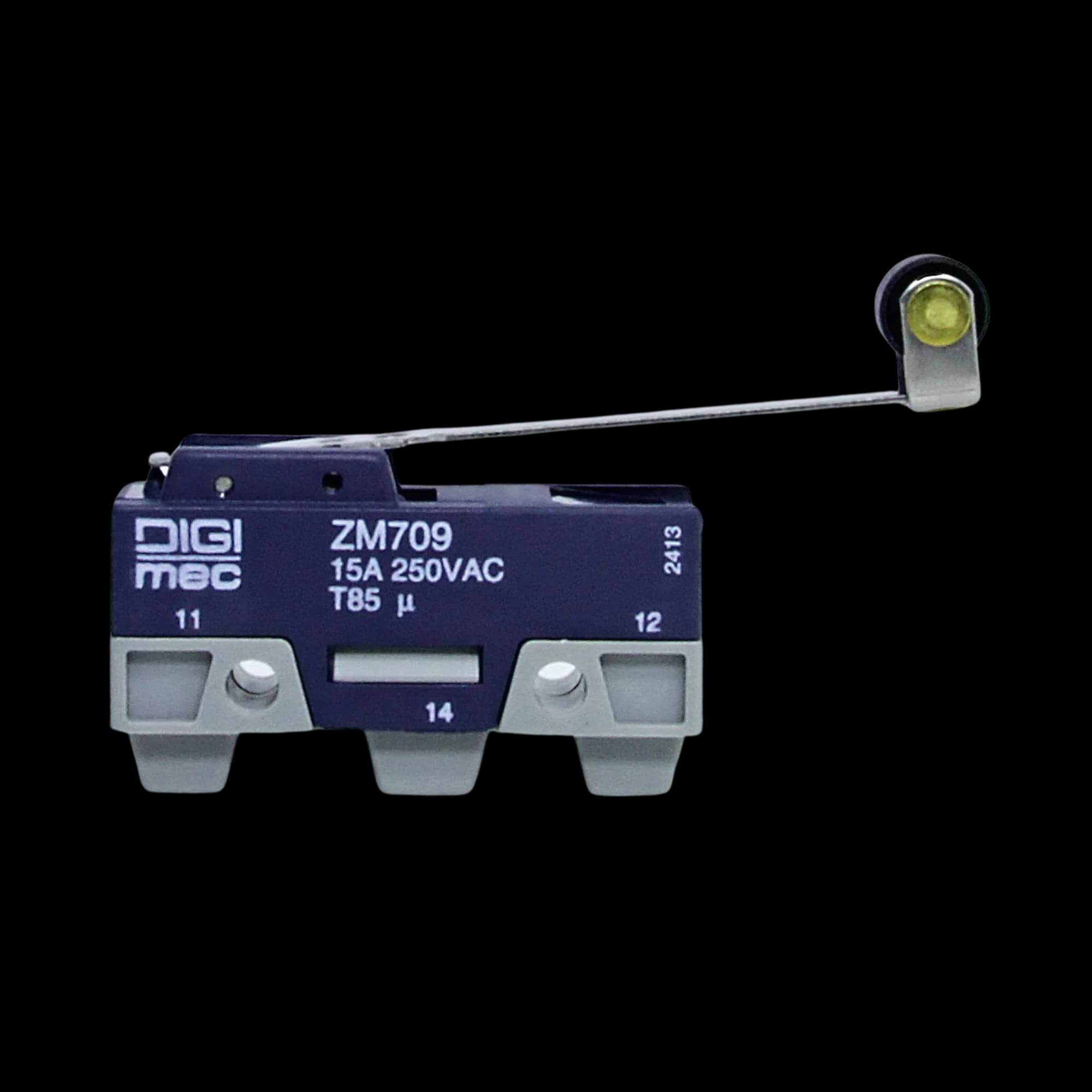 Micro Interruptor Alavanca Longa com Rolete ZM709 Digimec