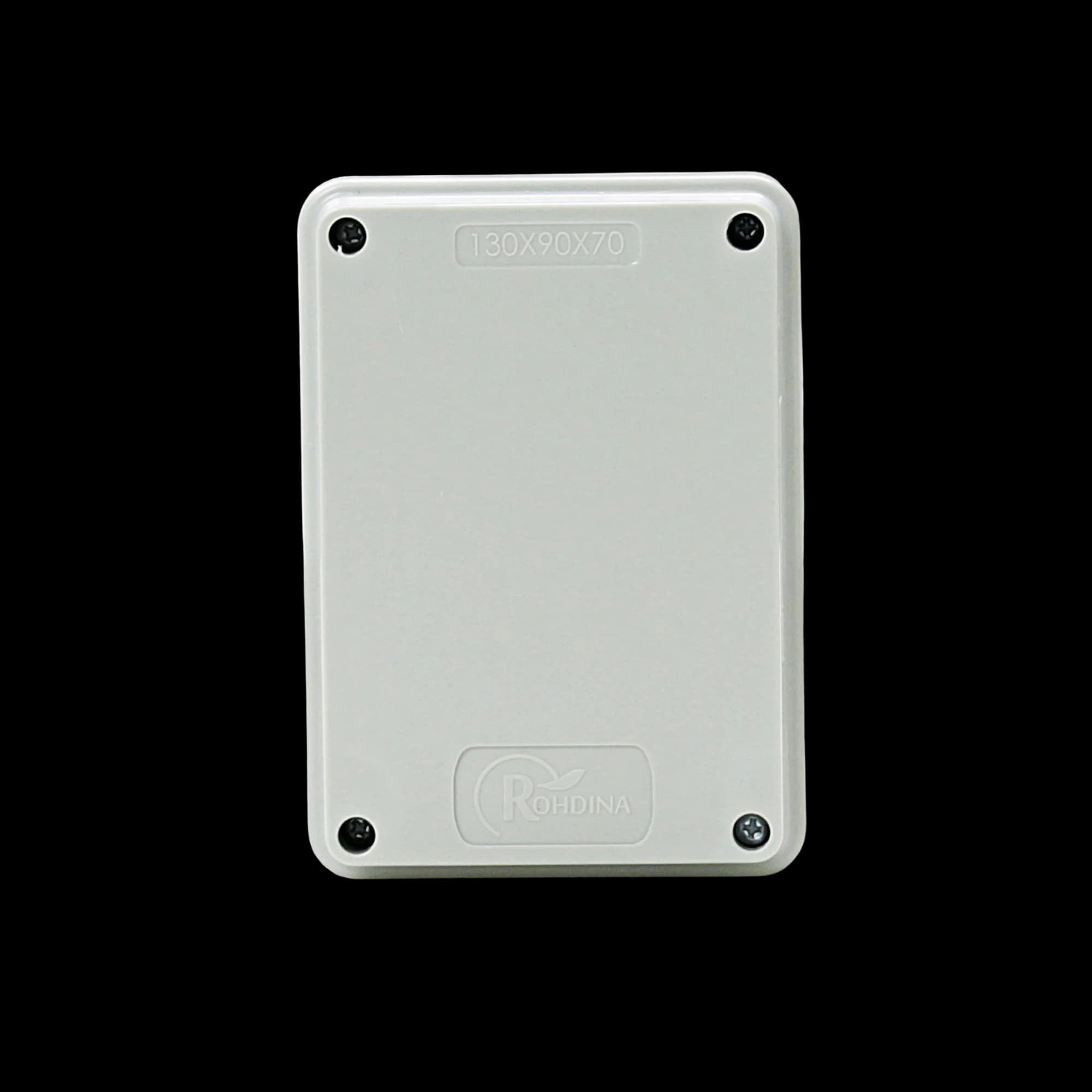 Caixa Plástica Ip68 130x90x70 Cinza Rohdina