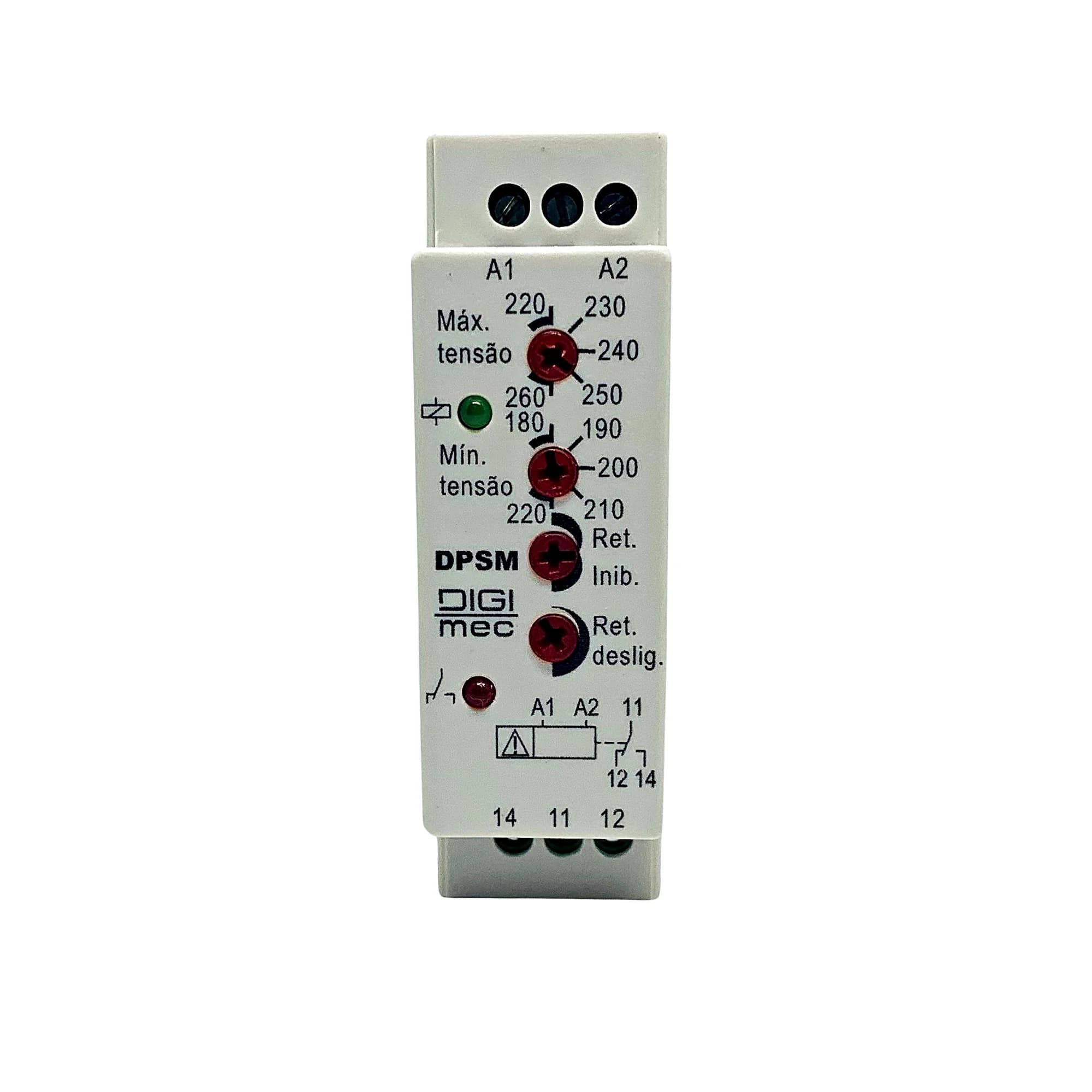 Supervisor de Tensão Monofásico DPSM-1 Digimec