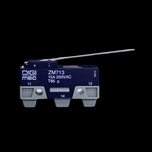 Micro Interruptor Alavanca Longa com Baixa Força ZM713 Digimec