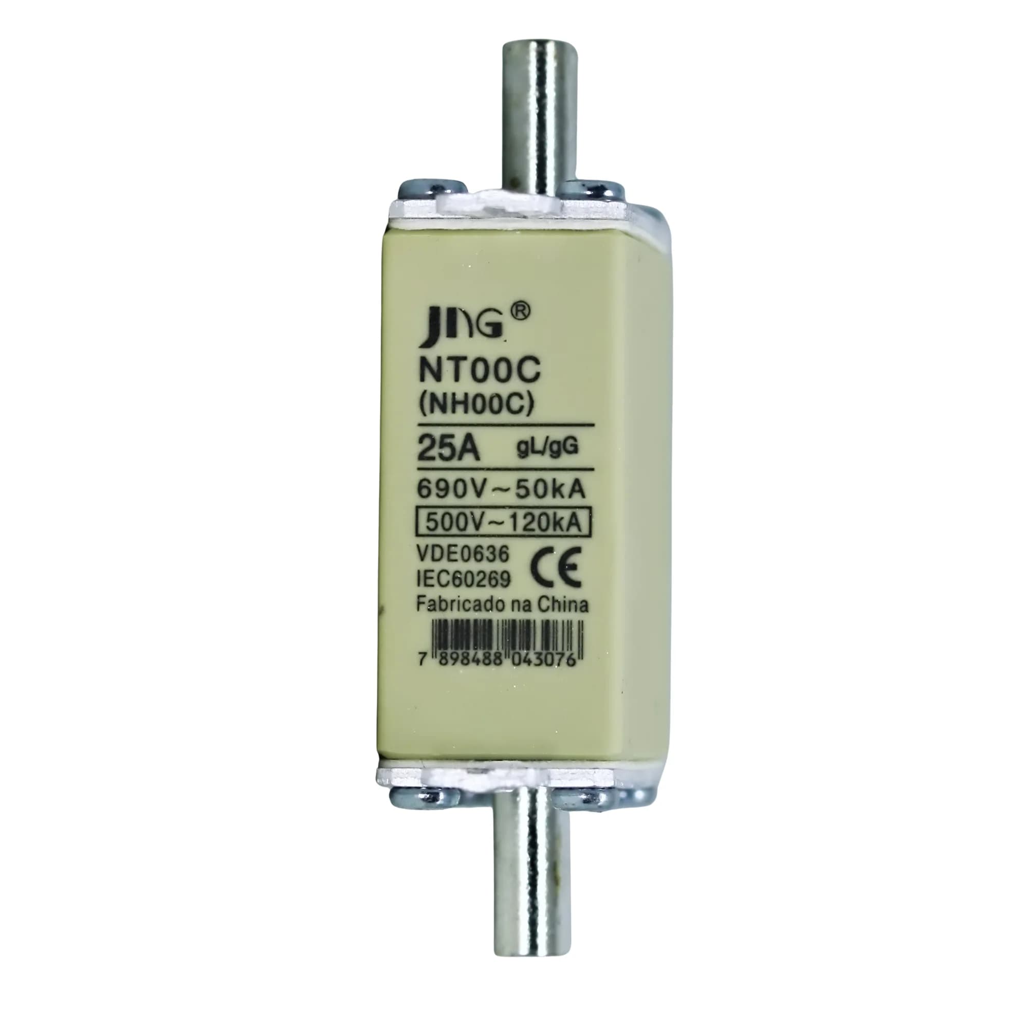 Fusível Retardado NH00C 25 Amp.