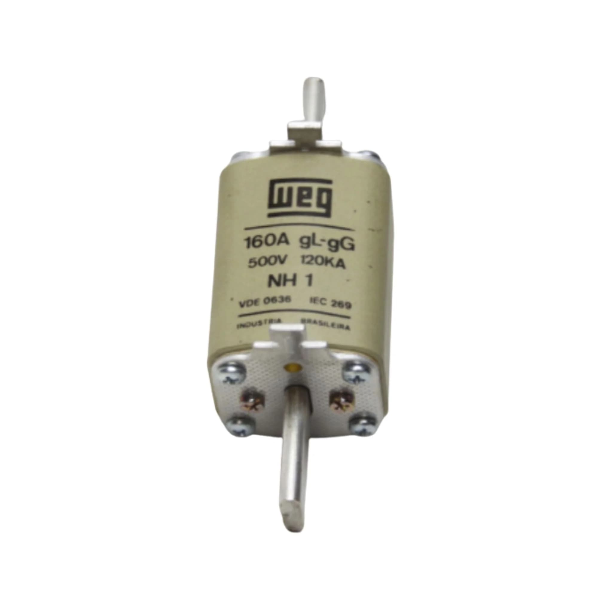 Fusível tipo NH, retardado, tamanho 1, FNH1-160 160AMP. WEG