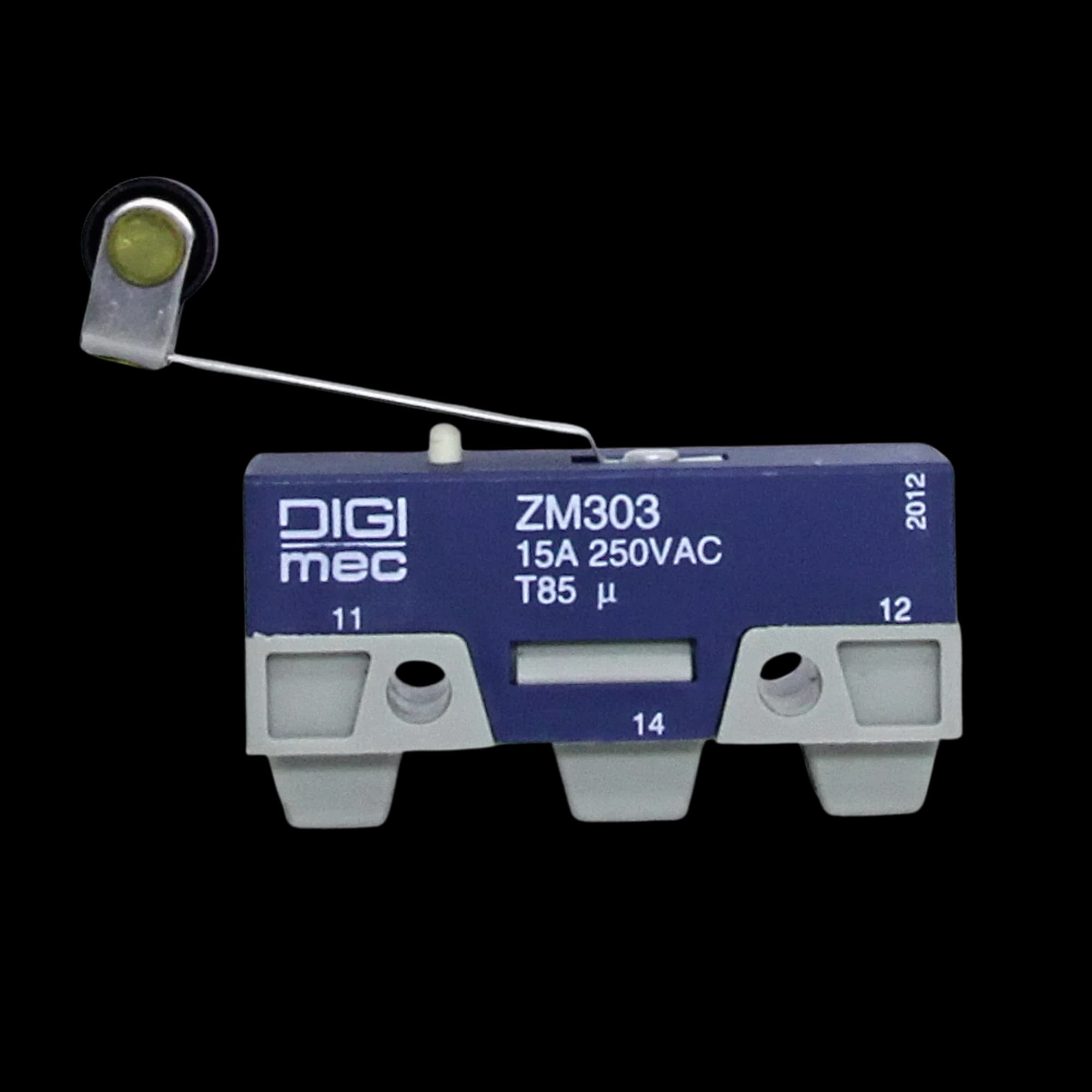 Micro Interruptor Alavanca Flexível com Rolete ZM303 Digimec