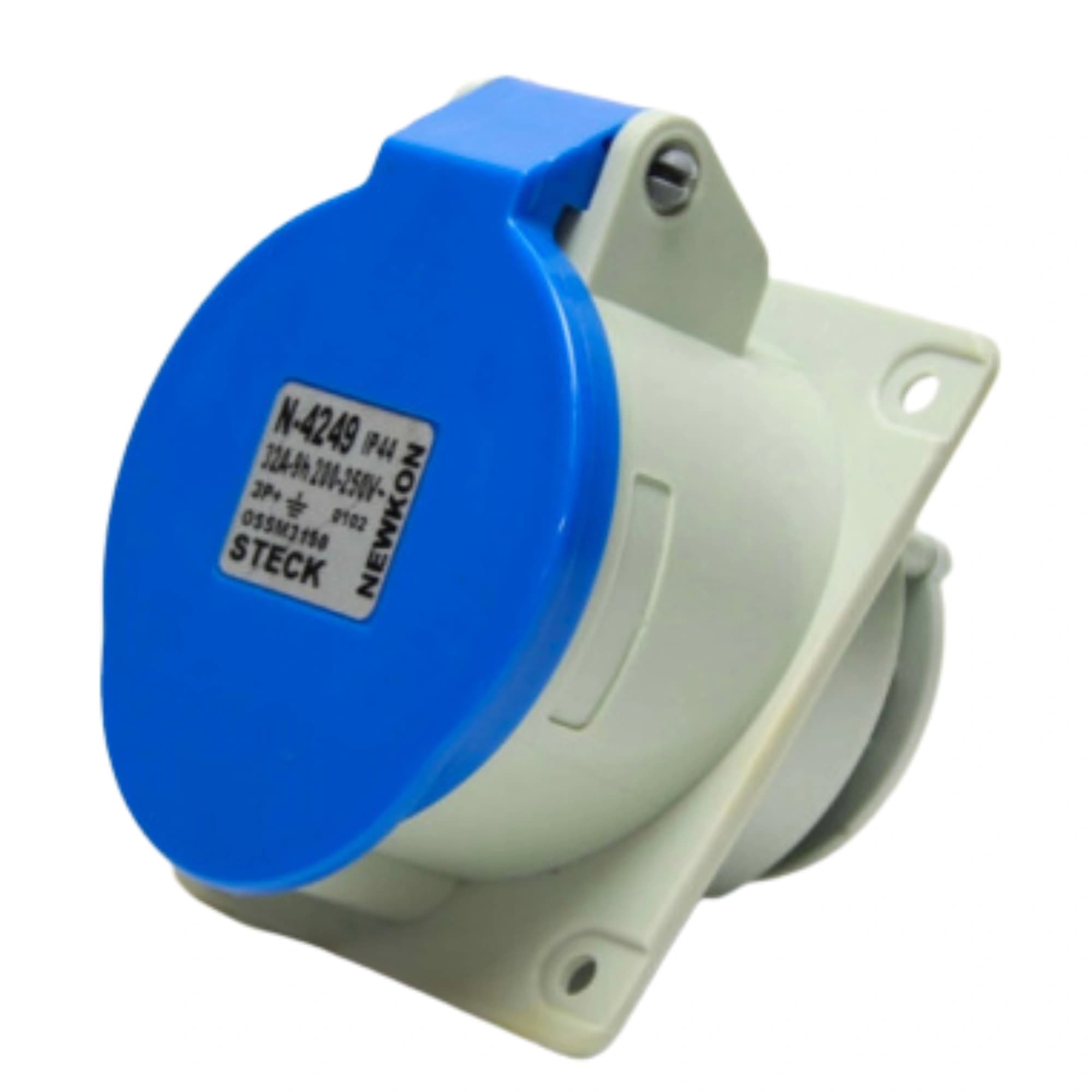 Tomada de Embutir Steck 32A 4P 220/240V N-4249
