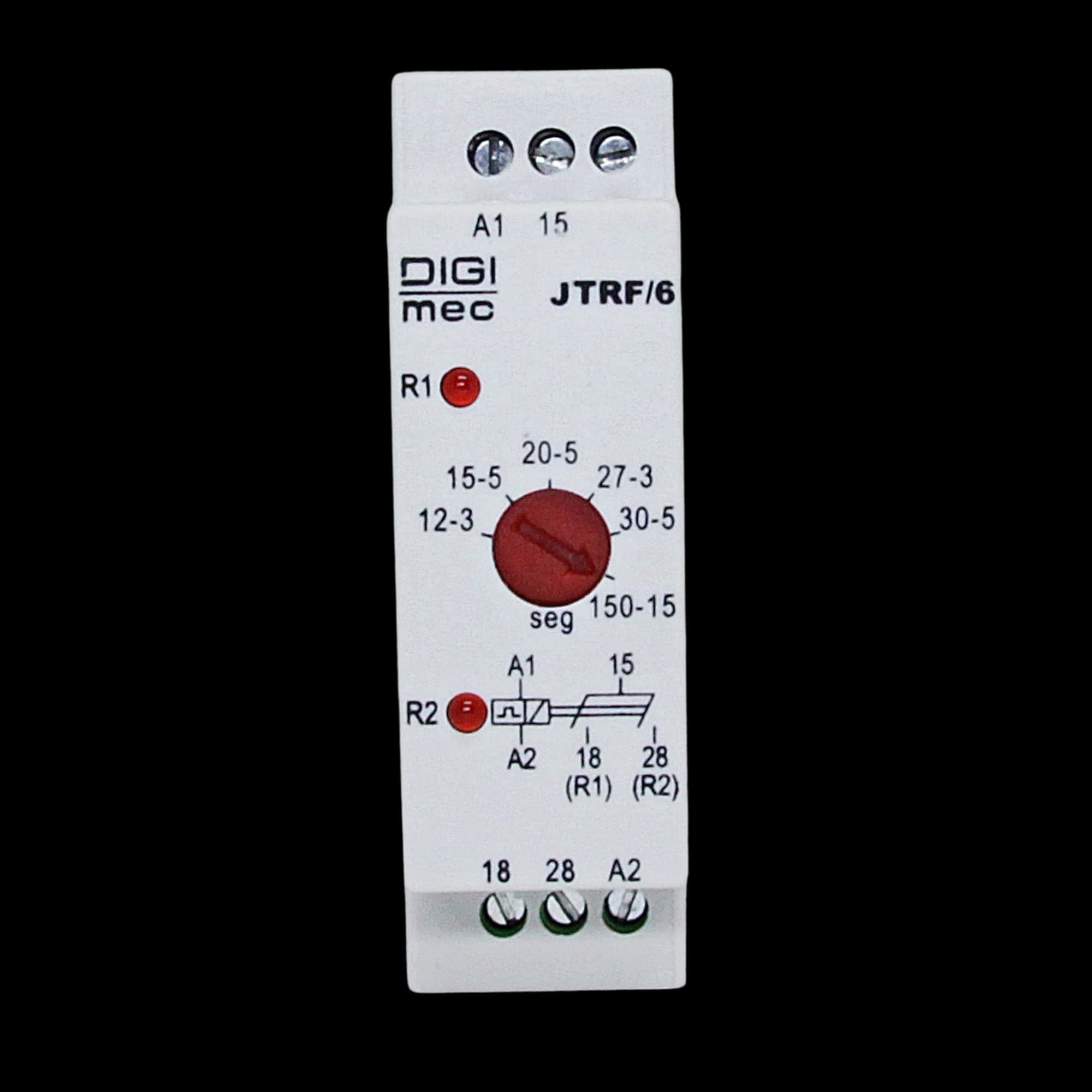 Temporizador para Reversão de Motor JTRF/6 Digimec
