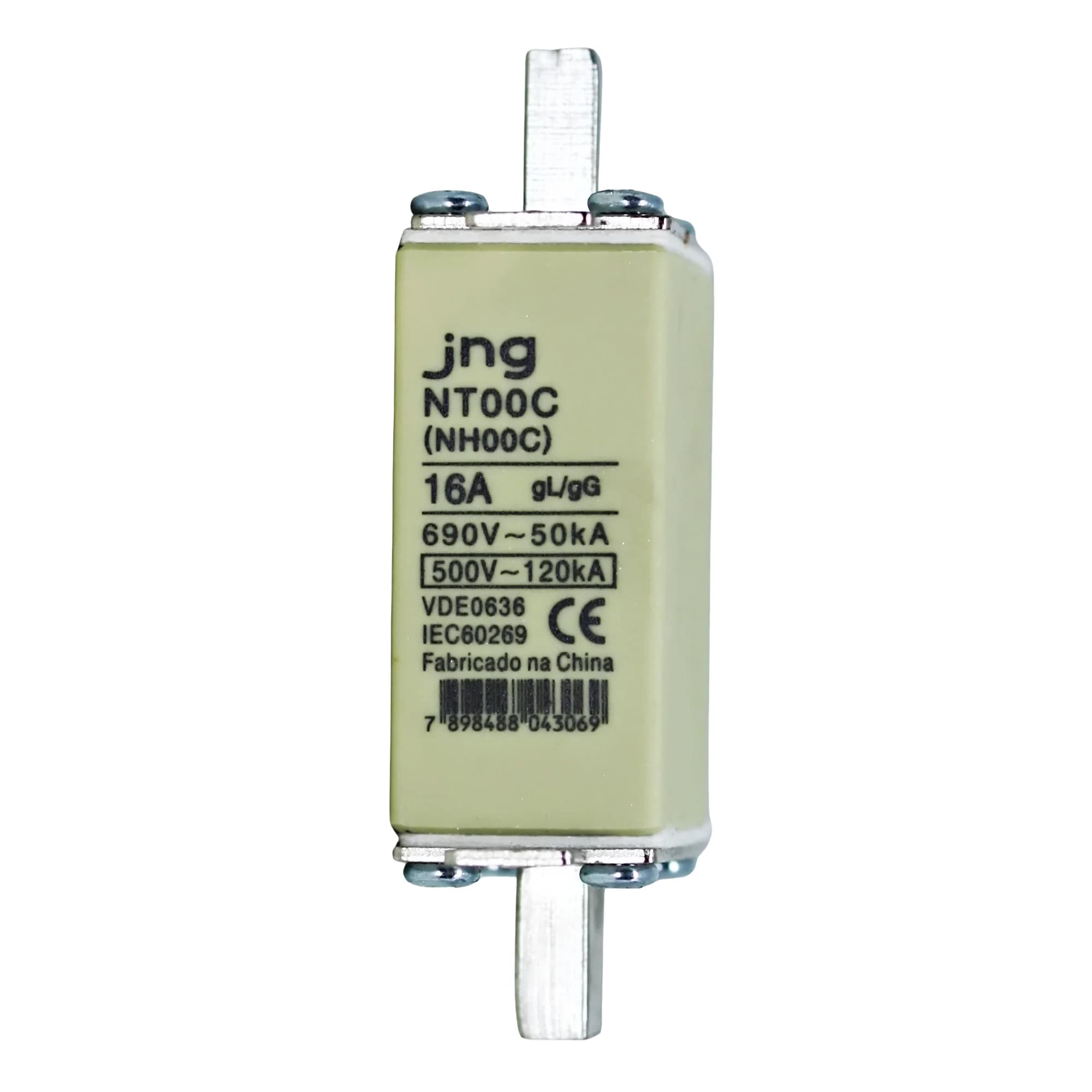 Fusível Retardado NH00C 16 Amp.