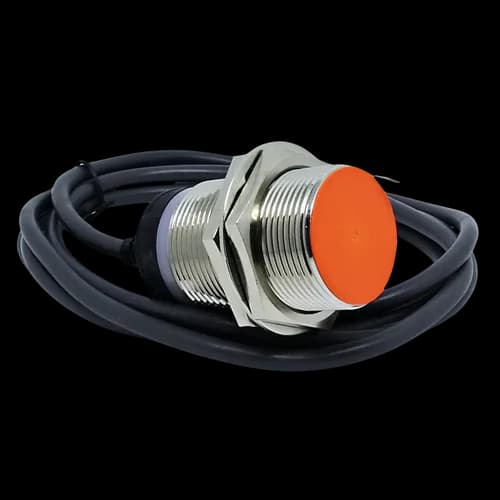 Sensor Indutivo Metálico 30mm Dist. Sensora 10mm 10-30Vcc NPN NA+NF Cabo 1,5mts. CJY30E-10NC Digimec